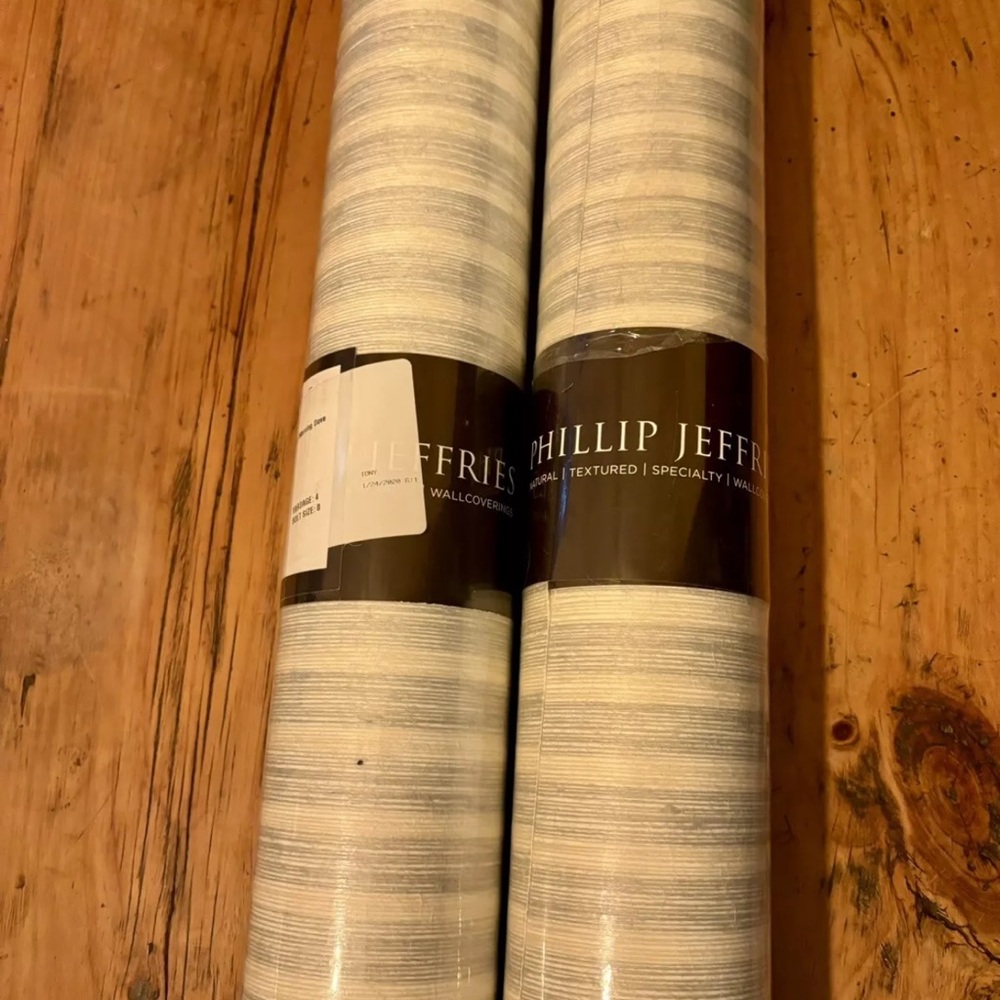 8YD PHILLIP JEFFRIES 5257 Bermuda Hemp Pear Green Artisanal Grasscloth Wallpaper